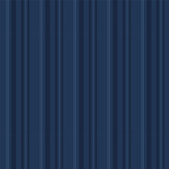 Obraz premium Seamless striped pattern in dark blue.Stripes repeat pattern. Vertical lines abstract repeat pattern vector illustration background wallpaper for fabric and prints.