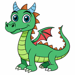 Cartoon dragon 