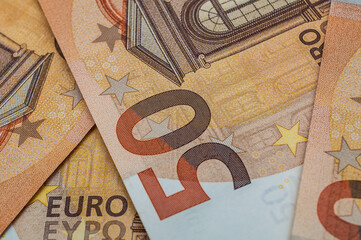 50 Eurogeldscheine EZB 2017