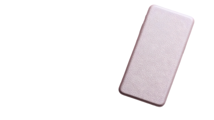 Elegant Rose Gold Phone Case Minimalist Product isolated on transparent background