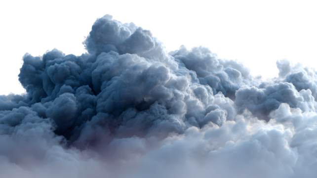 Abstract rendered clouds floating against a dark background creating a dreamy and atmospheric ambiance perfect for artistic projects and creative designs.