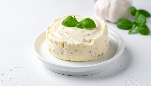 Boursin - A soft, creamy cheese from France, often flavored with herbs and garlic, perfect as a spread or dip.
