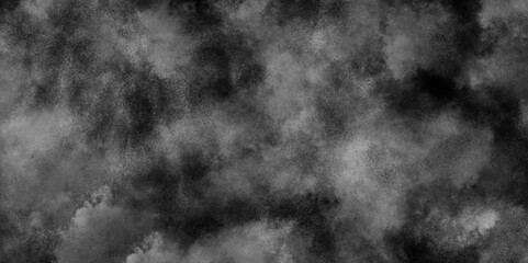 Abstract grayscale watercolor texture background.. Black and white background. Grunge smoke texture. Dramatic storm background with gray clouds. Gray mist and smoke layers.