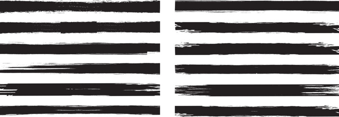 Brush strokes vector. grunge brush. Set of text boxes. Paintbrush collection. .grunge Black ink paint brush stroke, grungy line, and frame collection for social media. vector brush 