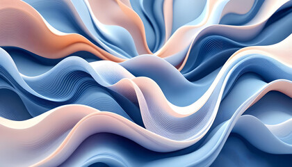 Elegant Abstract Wave Art Backgrounds in Vibrant and Pastel Color Palettes
