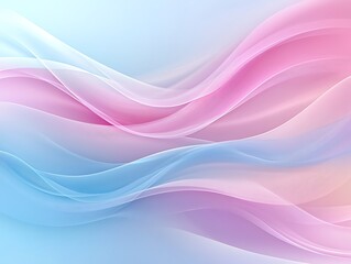 Fototapeta premium Abstract pastel flowing curves