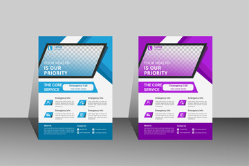 Professional Health Care Flyer for Hospital or Clinic