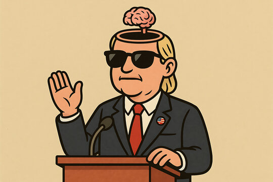 An arrogant politician with no brains to back it up.