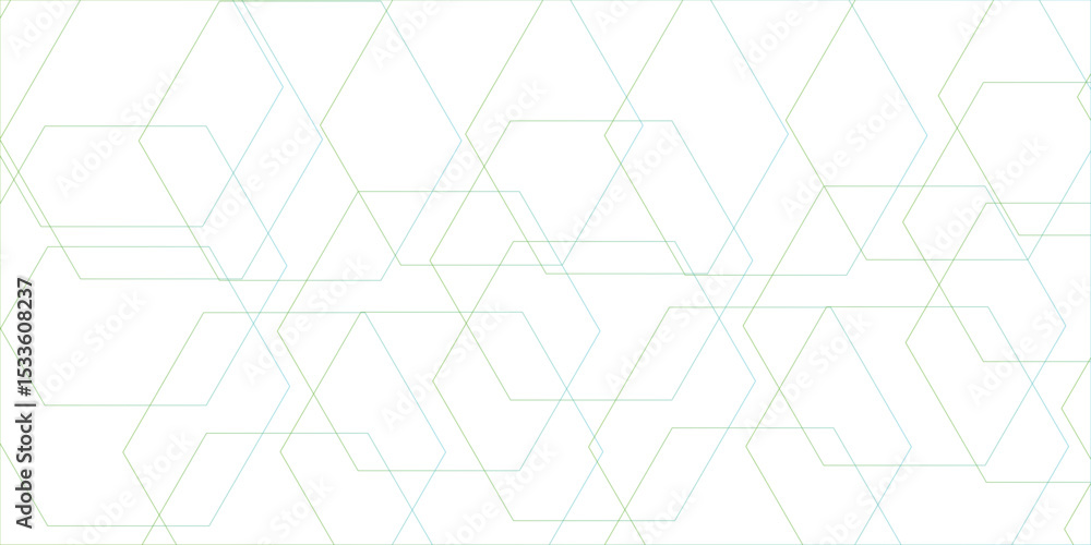 Poster clean minimalistic, and futuristic abstract background with overlapping hexagonal shapes. geometric 