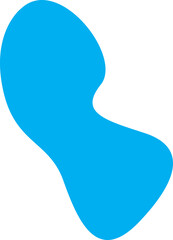 Blue Abstract Blob