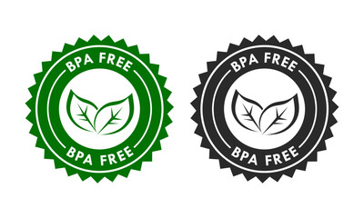 BPA free design logo template illustration