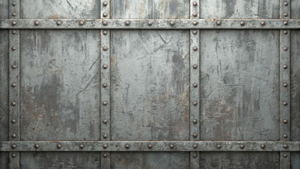 Grunge Weathered Scratched Gray Metal Texture Background