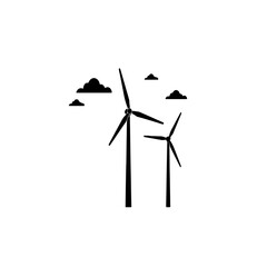 wind turbine silhouette