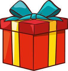 surprise gift box, birthday celebration, special gift package, great present.vector illustration.