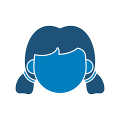 girls' hairstyles with in a trendy style