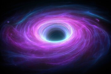 Cosmic vortex of swirling nebulae