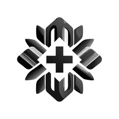 Obraz premium Add symbol with equal stroke lines stock vector