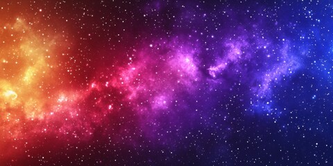 vibrant and dynamic night sky gradient transitioning from fiery red into deep amethyst, with soft speckled noise mimicking celestial dust