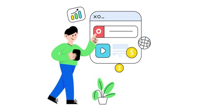 Ppc Campaign 2D Flat Animations.