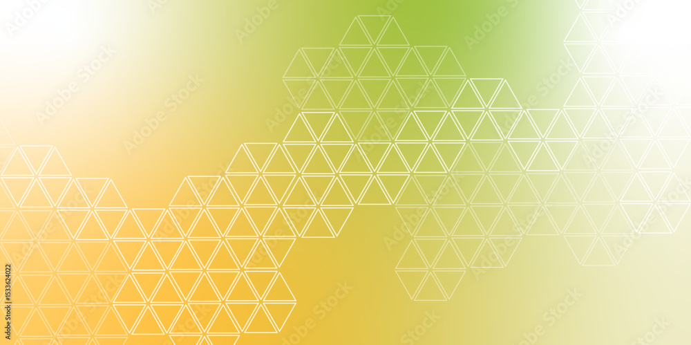Poster modern futuristic virtual abstract background with geometric shapes and hexagon pattern. vector illu