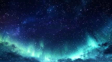 Obraz premium starry night sky nebula background, technology space with starry in the night sky, modern starry sky digital technology science concept abstract background.