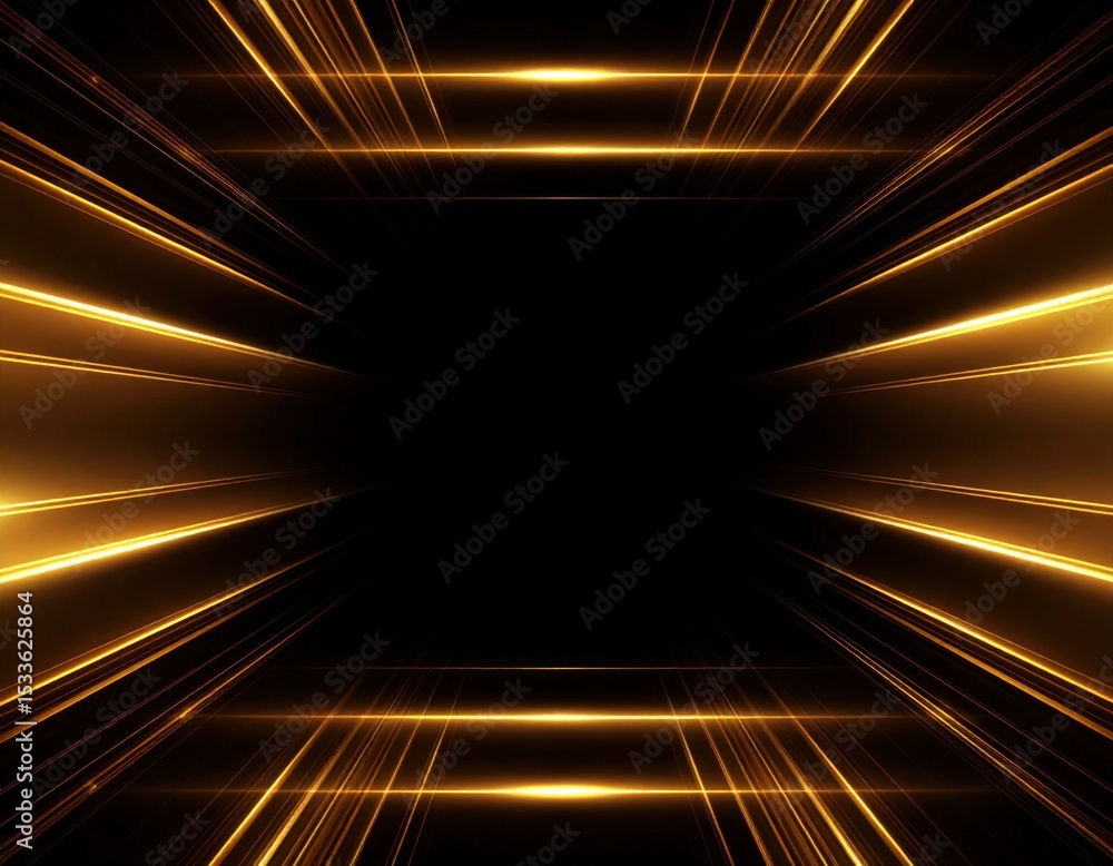 Poster dynamic light trails abstract environment digital art futuristic concept dark background high-speed 