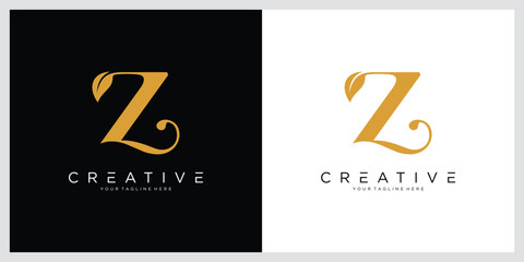 Initial Letter z Logo Design vector Template