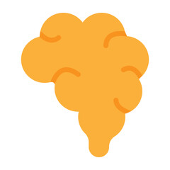 Brain Vector Flat Icon Design