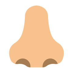 Nose Vector Flat Icon Design