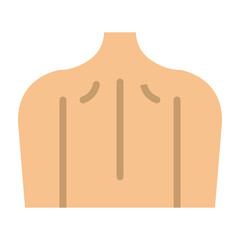 Back Vector Flat Icon Design