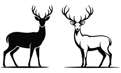 set of deer