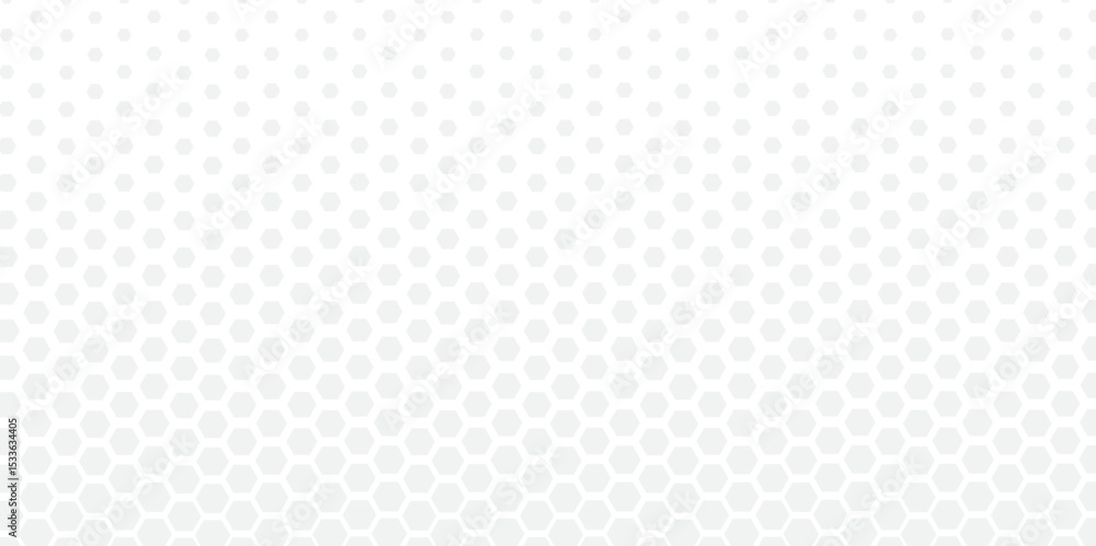 Poster Dot gray light technology texture hexagon background. Vector illustration of flat geometric texture symbol. Honey bee hive, gray and white color Template Design innovation technology concept vector.