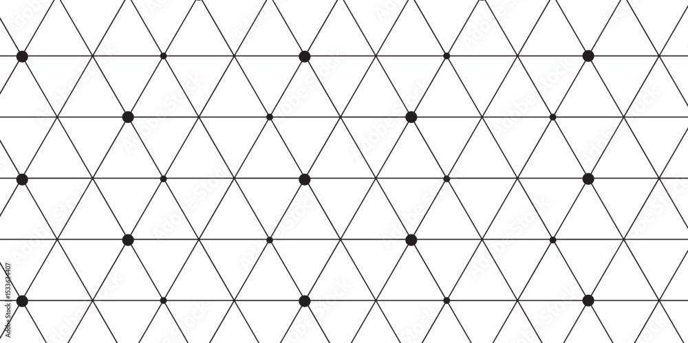 Aufkleber Abstract digital background of points and lines. abstract technology Network nodes with polygonal shapes on grey Vector background. Modern technology concept network connects, data structure design.	