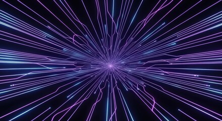 Abstract Light Streaks Pattern