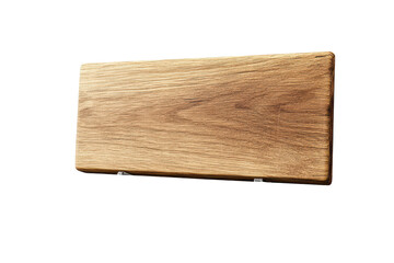 Wooden sign with clear display stand designed for various signage applications in homes or businesses