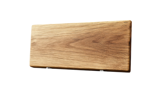 Wooden sign with clear display stand designed for various signage applications in homes or businesses