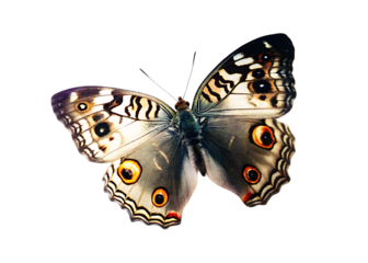 butterfly isolated on white background  PNG ,ai generated