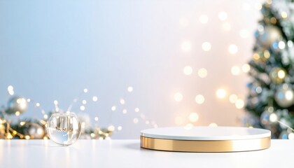Elegant holiday decor showcase home setting image display christmas vibes close-up perspective festive atmosphere