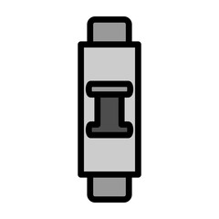 Circuit Breaker Vector Filled Icon Design