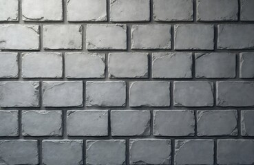Obraz premium Gray concrete brick wall background. Rough texture, urban industrial design. Brickwork texture closeup. Masonry units pattern. Modern architectural construction backdrop.