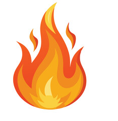 fire flame vector illustration