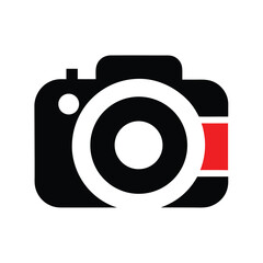 Camera Forming the Letter O in Photo Logo