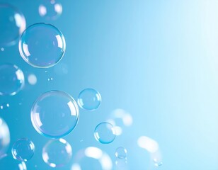 Floating soap bubbles indoor setting abstract photography bright background close-up view playful concept