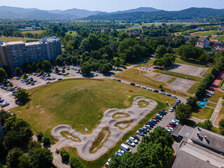 Pumptrack for BMX and MTB in Ljubljana