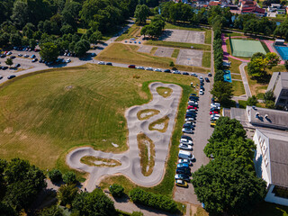 Pumptrack for BMX and MTB in Ljubljana
