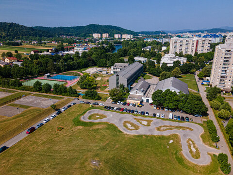 Pumptrack for BMX and MTB in Ljubljana