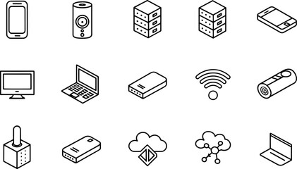 isometric technology icon illustration set (1).eps