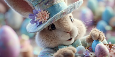 Charming Easter Bunny A Festive Springtime Delight