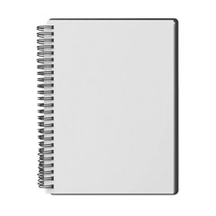 notebook isolated on white background