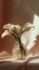 lily in the vase